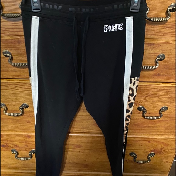 PINK Other - Black leggings with Cheetah print from Pink PINK Other - Black leggings with Cheetah print from Pink